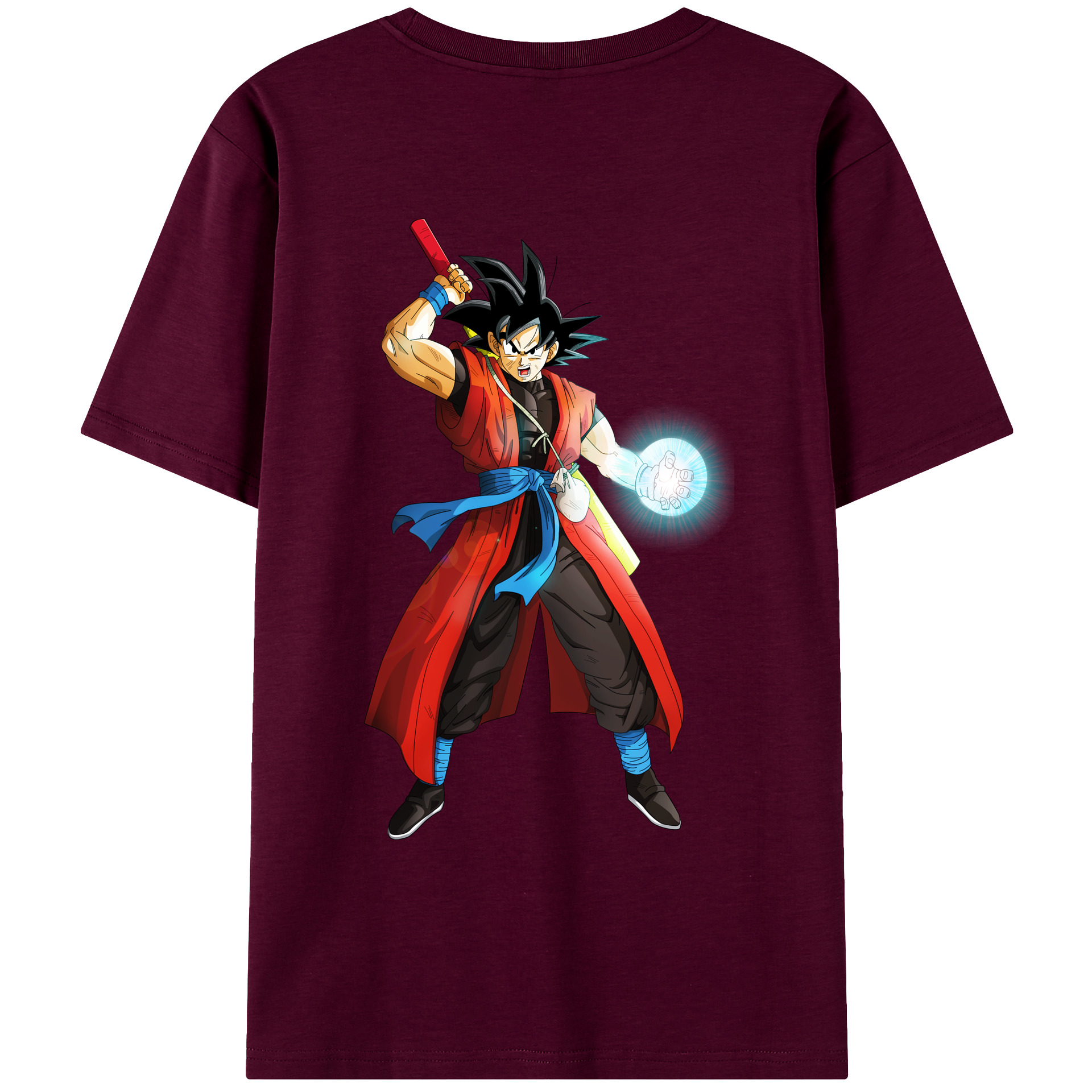 （画像用） ドラゴンボール 孫悟空（そん ごくう）Son Goku カカロット DRAGON BALL Kakarotto レディース半袖Tシャツ(バックプリント)
